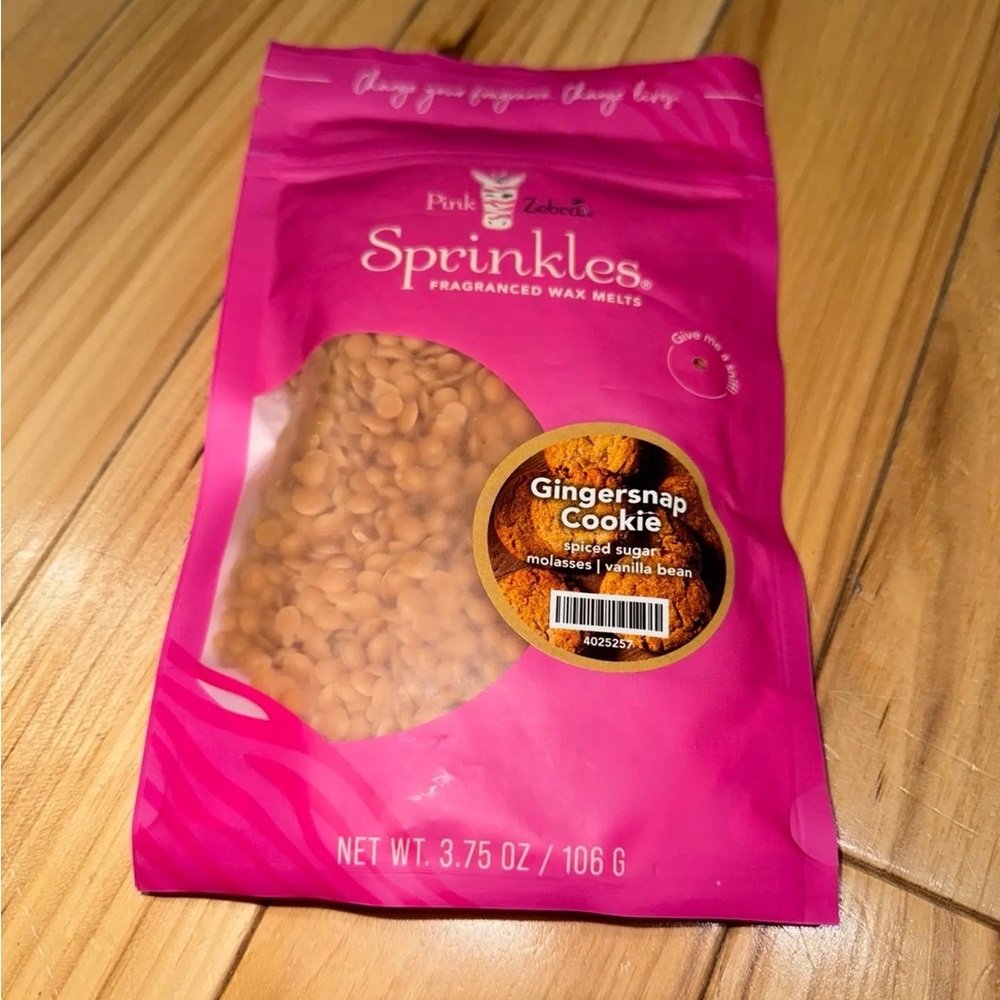 Pink Zebra Gingersnap Cookie Sprinkle’s
